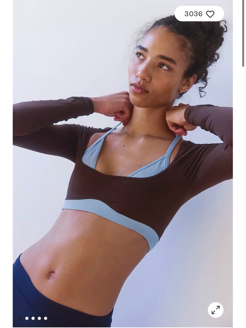 Free People Movement Good Karma Ultra Crop Top